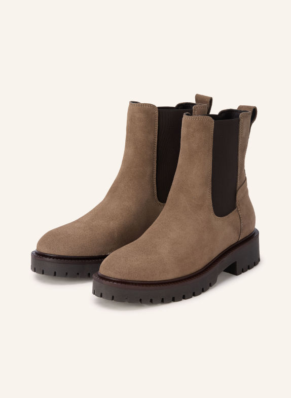 Marc O'Polo Bottines Chelsea PHIA BEIGE / MARRON FONCÉ