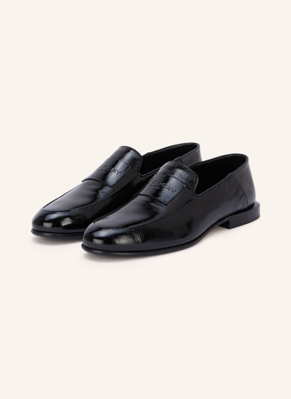 GIVENCHY Lakierowane loafersy CZARNY