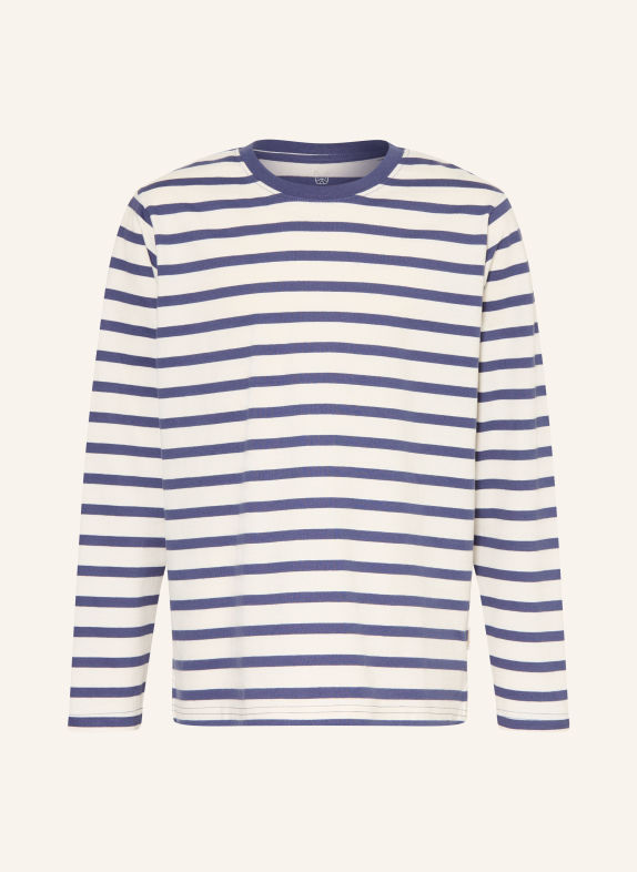 JACK&JONES Longsleeve WEISS / DUNKELBLAU