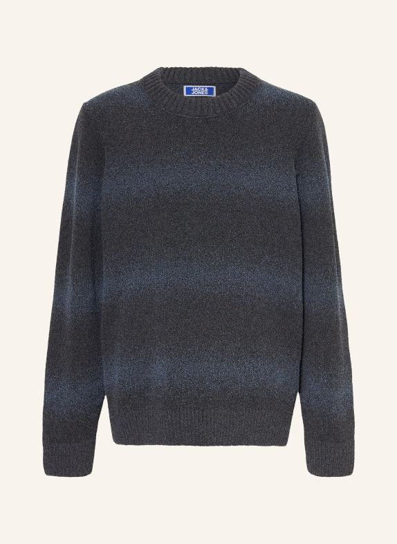 JACK&JONES Sweater DARK GRAY / BLUE