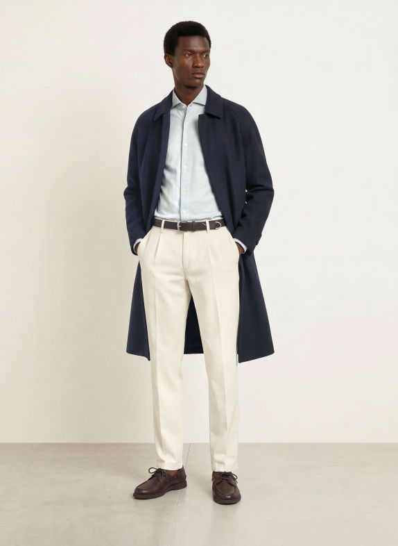 FINAMORE 1925 Hemd TORONTO SERGIO Slim Fit HELLBLAU