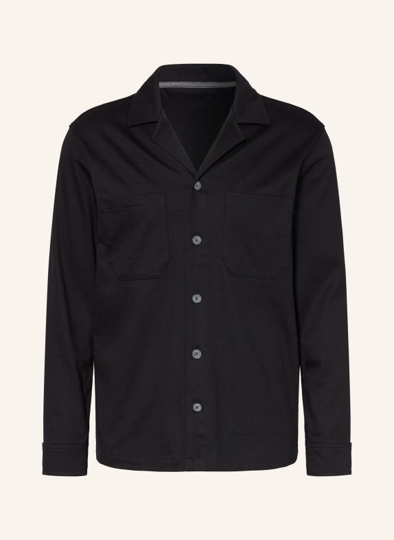 DESOTO Jersey-Overshirt ZWART