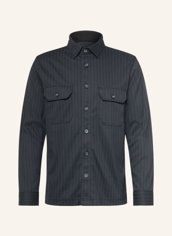 DESOTO Jersey overshirt BLACK / DARK GRAY