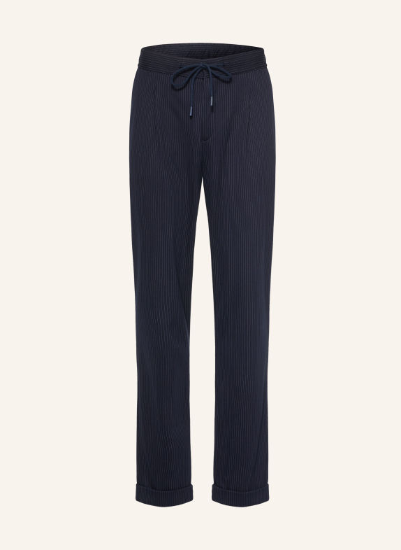 DESOTO Broek in joggingstijl, slim fit DONKERBLAUW / BLAUW