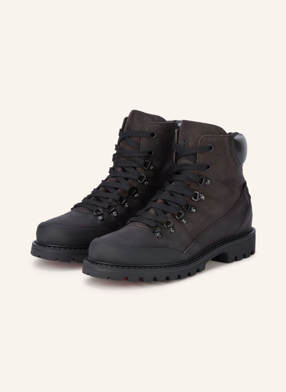 BOGNER HELSINKI Lace-up boots DARK BROWN / BLACK