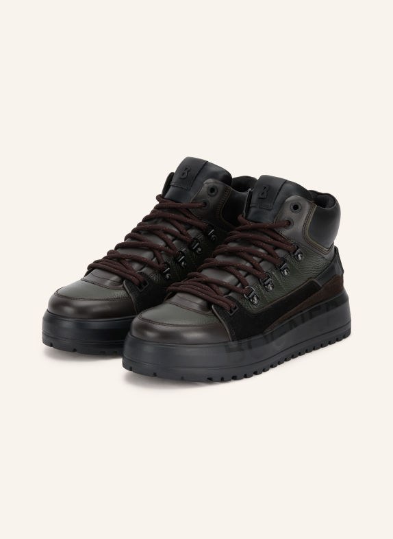 BOGNER Schnürboots ANTWERP DUNKELBRAUN / OLIV / SCHWARZ