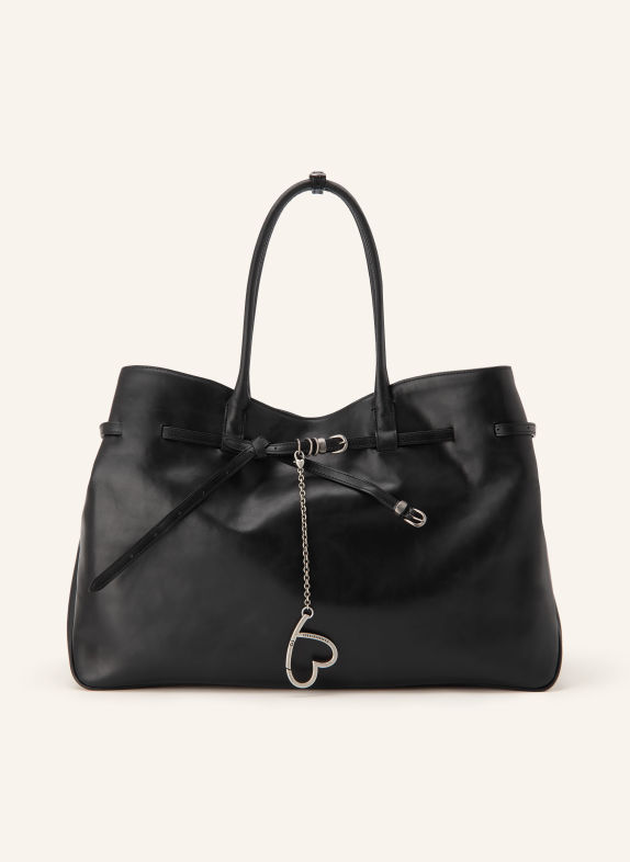 MARGE SHERWOOD Shopper GRANDMA USED BAG XL SCHWARZ / SILBER