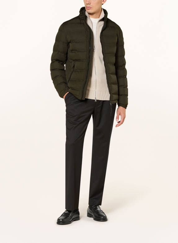 STRELLSON Kurtka pikowana MODENA FUSED KHAKI