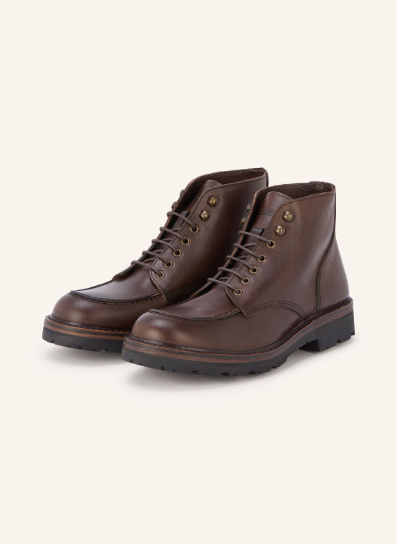 astorflex Schnürboots DUNKELBRAUN