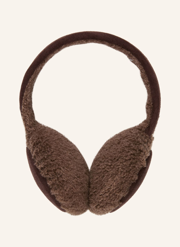 LOEVENICH Earmuffs DARK BROWN / BROWN