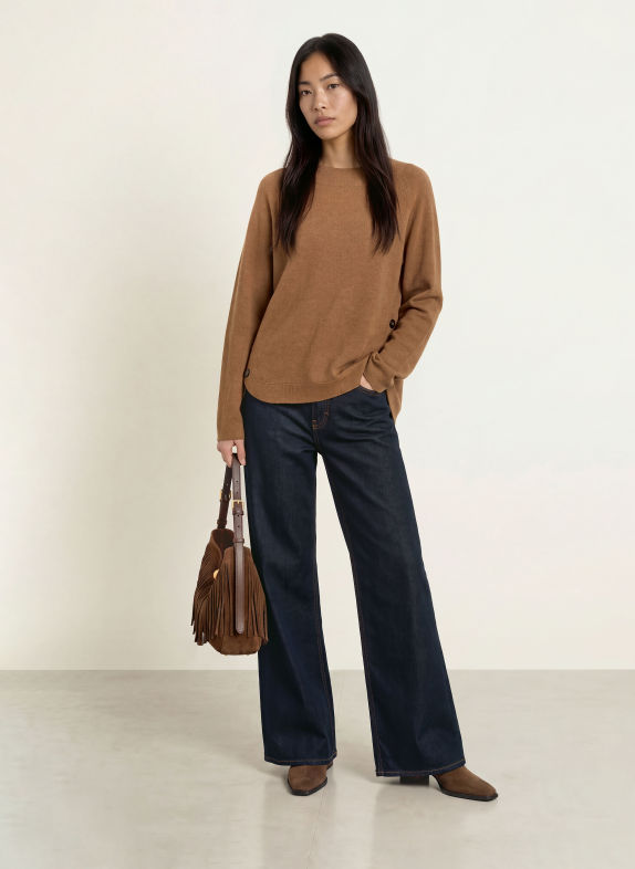 REPEAT Sweater CAMEL