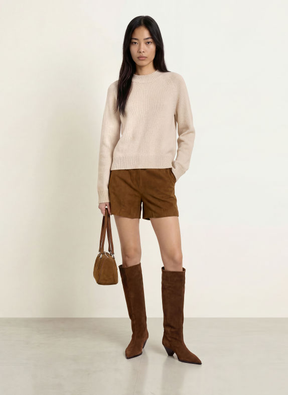 REPEAT Cashmere Sweater BEIGE