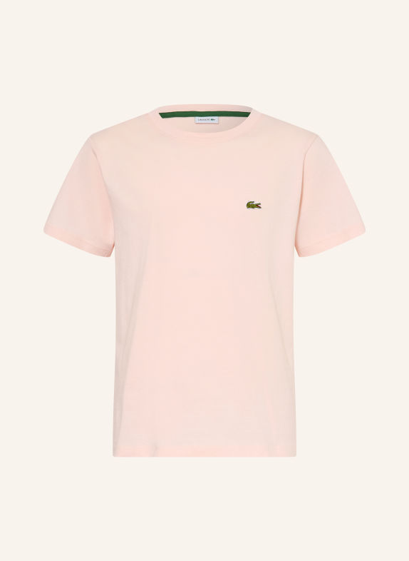 LACOSTE Tricou ROZ DESCHIS