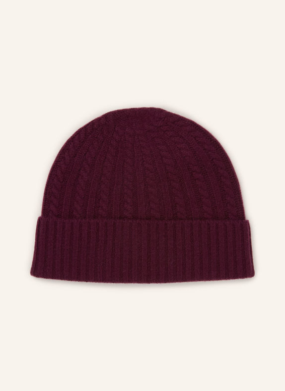 S.MARLON Cashmere Hat DARK RED