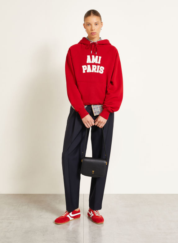 AMI PARIS Listonoszka na ramię PARIS PARIS CZARNY / ZŁOTY