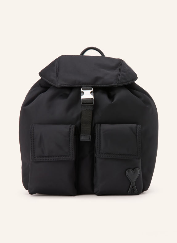 AMI PARIS Backpack BLACK