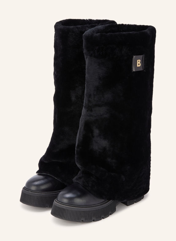 BOGNER TURIN 8 Platform Boots BLACK