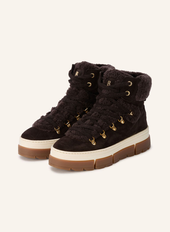BOGNER Schnürboots VADUZ S 5 DUNKELBRAUN / GOLD