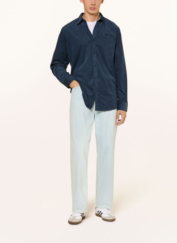 G-Star Chemise en velours côtelé, coupe confortable BLEU FONCÉ