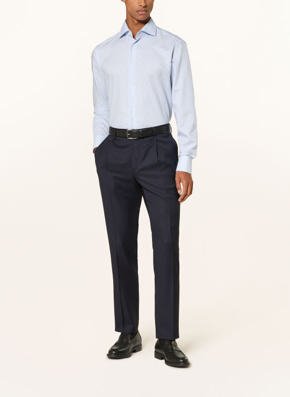 van Laack Overhemd VL-RIVARA-TFN Tailor Fit LICHTBLAUW / WIT