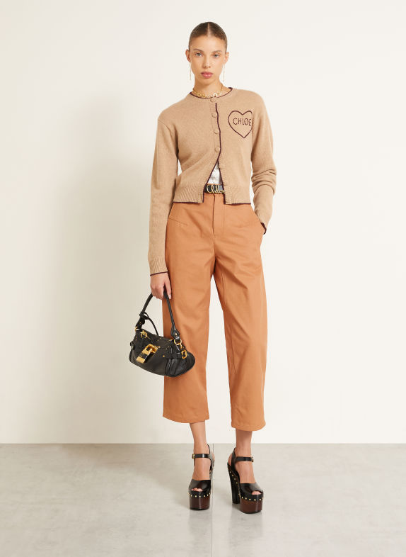 Chloé 7/8-length trousers CAMEL