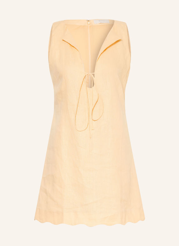 FAITHFULL THE BRAND Leinenkleid ALONDRA HELLBRAUN