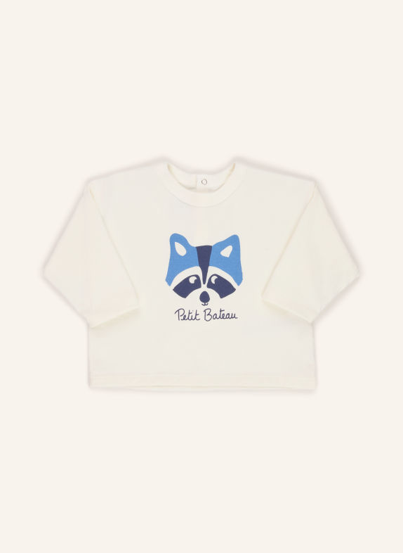 PETIT BATEAU Haut à manches longues ÉCRU / BLEU CLAIR / BLEU FONCÉ
