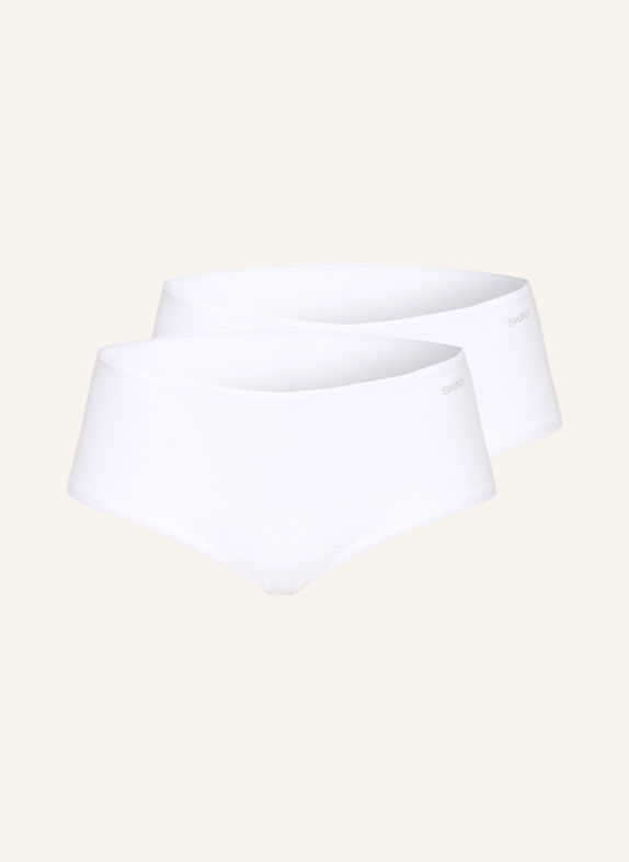Skiny 2-Pack of SKINY ADVANTAGE COTTON STRETCH Panties WHITE