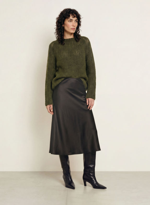 Juvia Sweter TARIA OLIWKOWY
