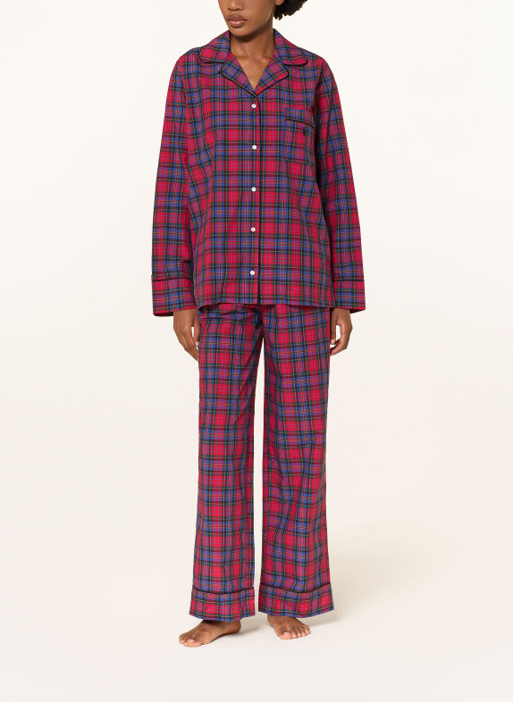 POLO RALPH LAUREN Pyjama MADISON ROOD / GROEN / BLAUW