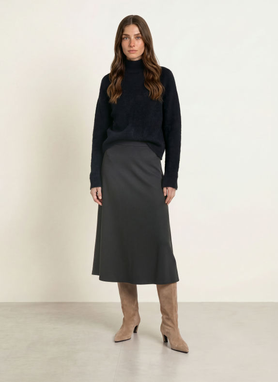 Juvia Flanellrock SCHWARZ