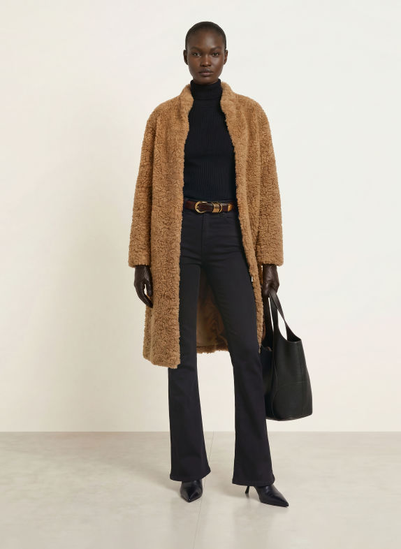 APPARIS Manteau en fourrure synthétique JUDE CHAMEAU