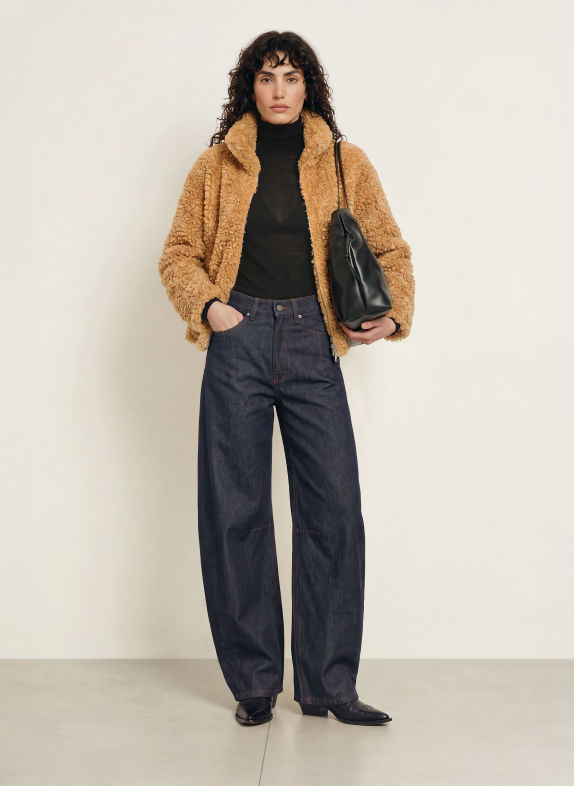 APPARIS Teddyfell-Jacke BROOKS CAMEL