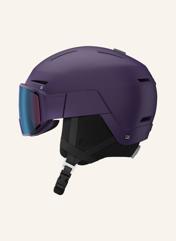 SALOMON Set OSMO PRO SIGMA PHOTO: Skihelm en Skibril DONKERPAARS