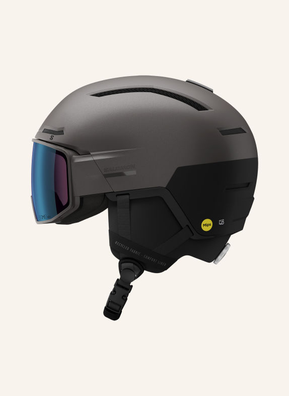 SALOMON Set DRIVER PRO SIGMA PHOTO MIPS: Skihelm en Skibril GRIJS / ZWART