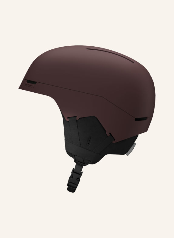 SALOMON Skihelm BRIGADE INDEX DONKERPAARS