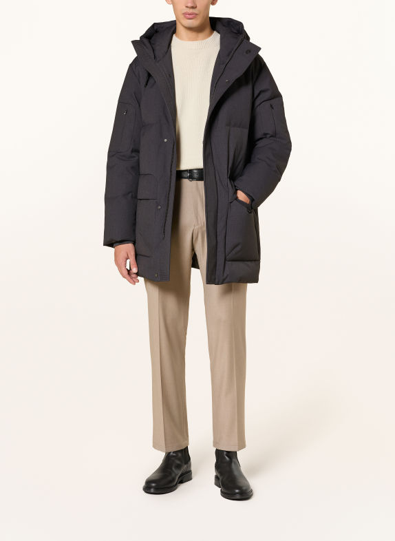 DUNO PARMA Down parka DARK GRAY