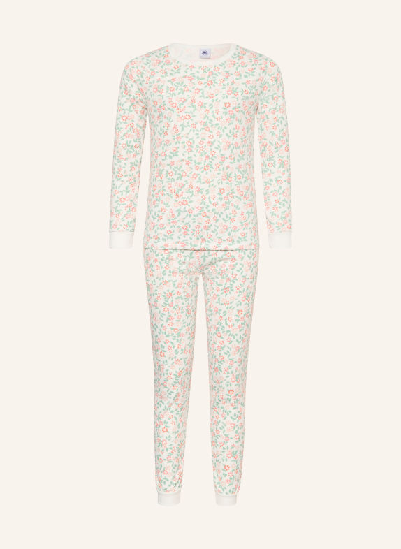 PETIT BATEAU Pajamas CREAM / ORANGE / TURQUOISE