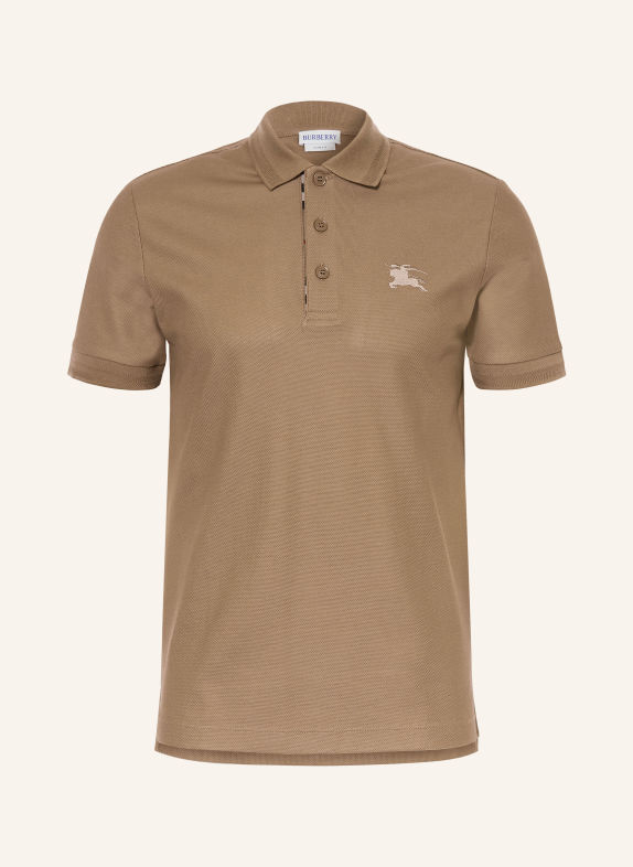 BURBERRY Piqué-poloshirt EDDIE KAKI