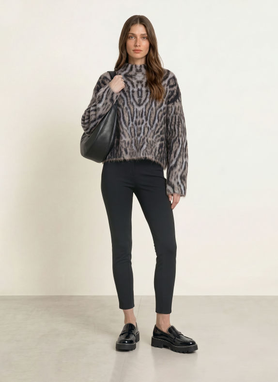 MARC CAIN 7/8-bukser SILEA 900 black new