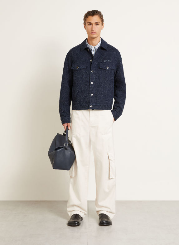 LOEWE Overjacket DONKERBLAUW