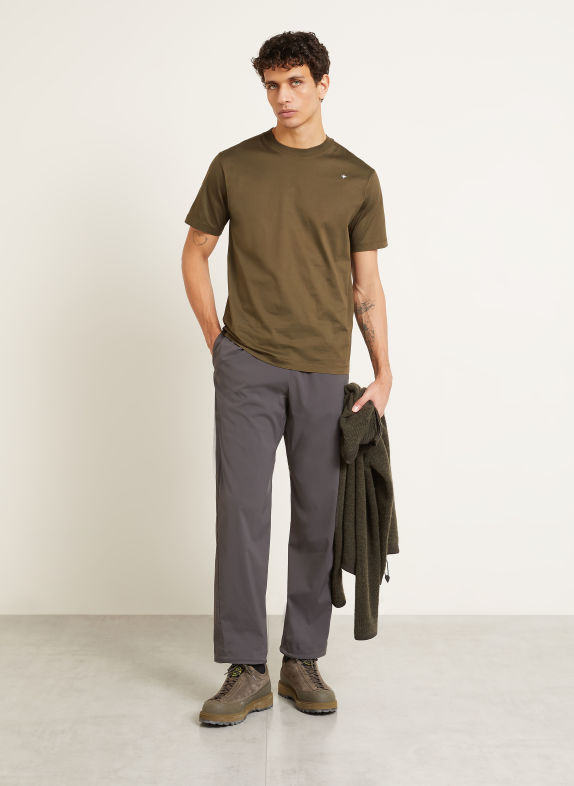 STONE ISLAND Tričko STELLINA KHAKI