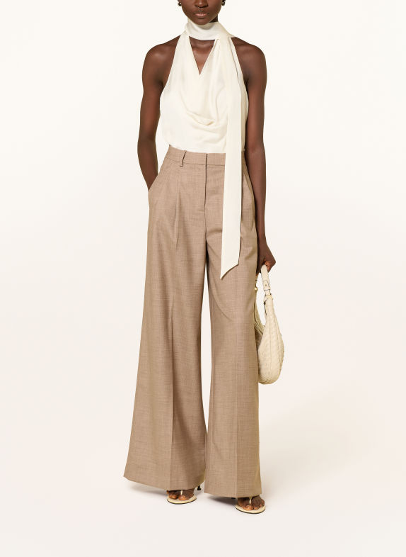 GUESS Wide-leg trousers BEIGE
