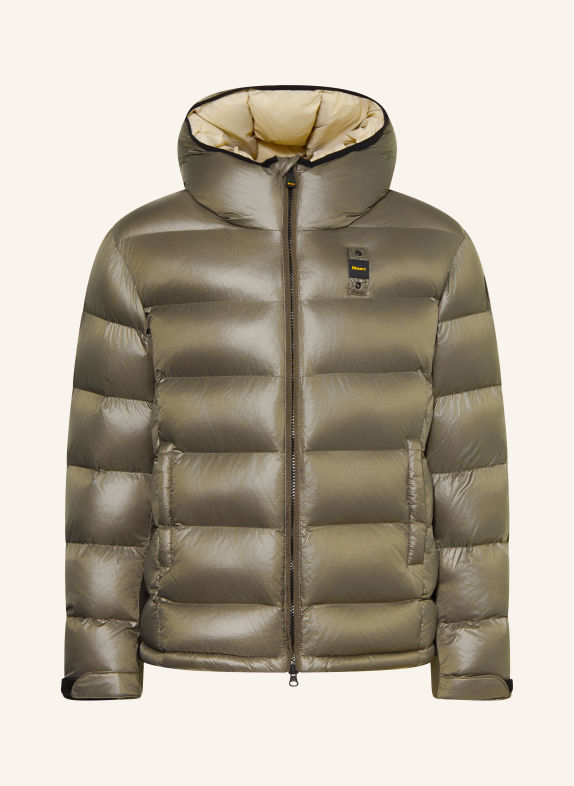 Blauer Steppjacke GRAU
