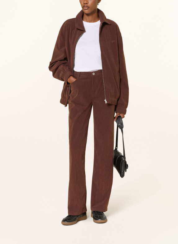 HUGO HIDAMI Cord Pants BROWN