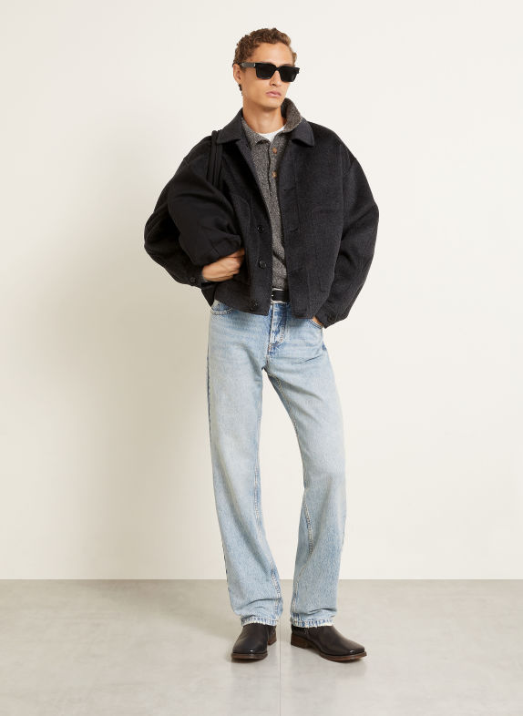 ISABEL MARANT Blouson CASPER DONKERGRIJS