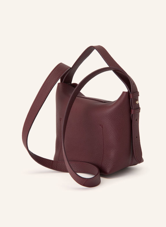 LONGCHAMP Skuldertaske LE CADENCE SMALL MØRKERØD / GULD