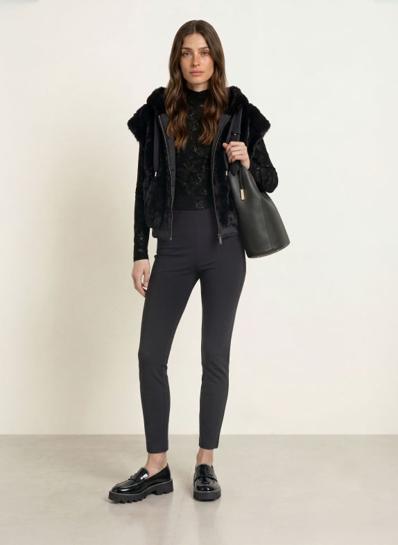 MARC CAIN Leggings SOFIA 900 black new
