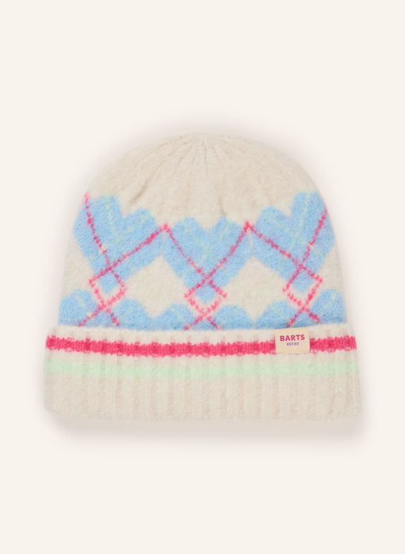 Barts FLURINA Hat ECRU / NEON PINK / NEON BLUE