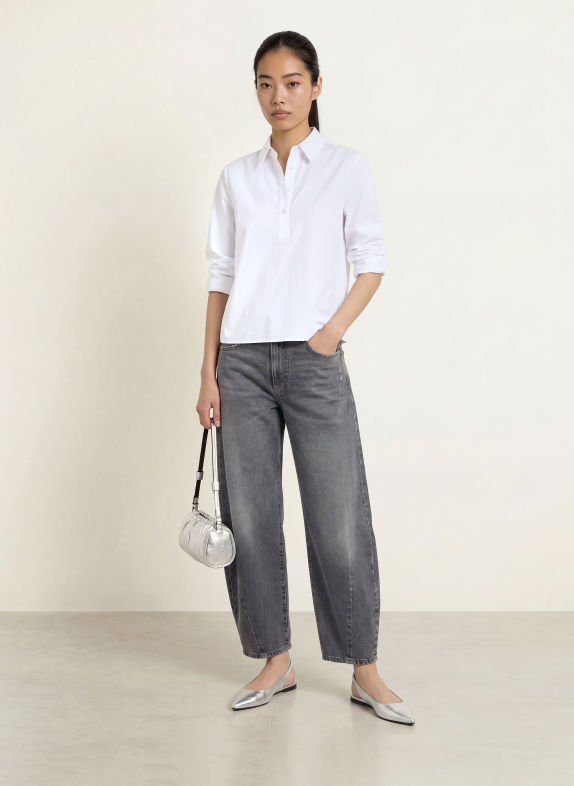 TONNO & PANNA Blusenshirt WEISS